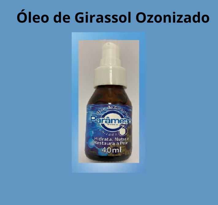 Óleo de Girassol Ozonizado - Frasco 40 ML