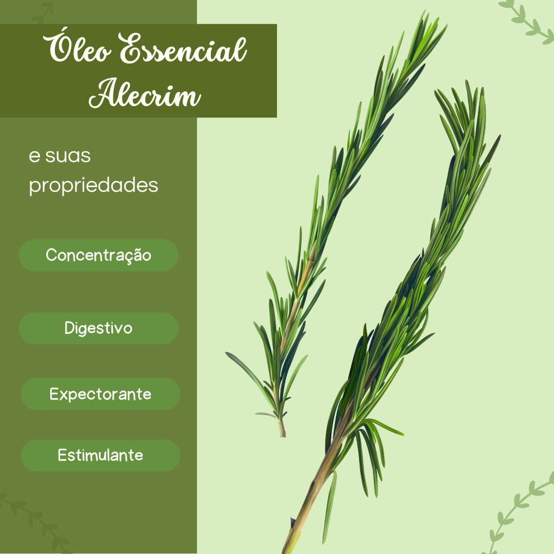 ALECRIM - Óleo Essencial - 10 ml